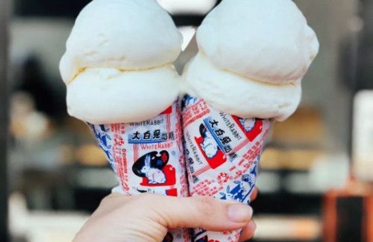 大白兔冰淇淋在美国爆火！
