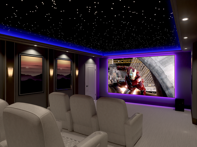 Aurora Home Theater Design